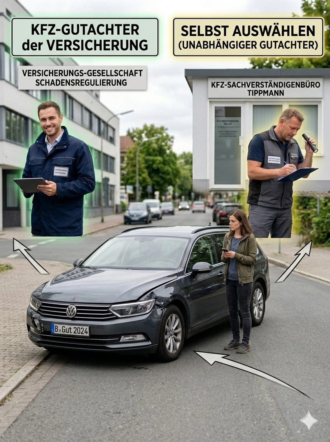 SV Büro Tippmann – Kfz-Sachverständiger – Unfallwagen